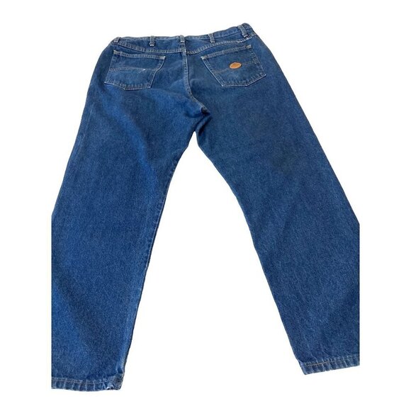 Red Kap Mens 40x30 Blue Denim Jeans Classic‎ Fit 100% Cotton Durable Workwear - Picture 2 of 6
